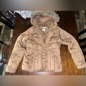 Columbia Light Brown Quilted Jacket